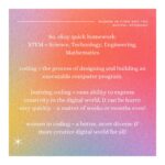Emma Watson Instagram – WOMEN IN STEM & THE DIGITAL ECONOMY – Good news ladies, the digital economy is a goldmine of opportunity (with higher paying salaries!), and it desperately wants more women to join force. Karlie Kloss @karliekloss is one powerhouse who recognizes this and has created the very successful Kode With Klossy Program @kodewithklossy 👩‍🔬💻🤍

But to further explain (and encourage!) why women should be involved in building the digital economy – here is some key information!