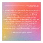 Emma Watson Instagram - WOMEN IN STEM & THE DIGITAL ECONOMY - Good news ladies, the digital economy is a goldmine of opportunity (with higher paying salaries!), and it desperately wants more women to join force. Karlie Kloss @karliekloss is one powerhouse who recognizes this and has created the very successful Kode With Klossy Program @kodewithklossy 👩‍🔬💻🤍 But to further explain (and encourage!) why women should be involved in building the digital economy - here is some key information!