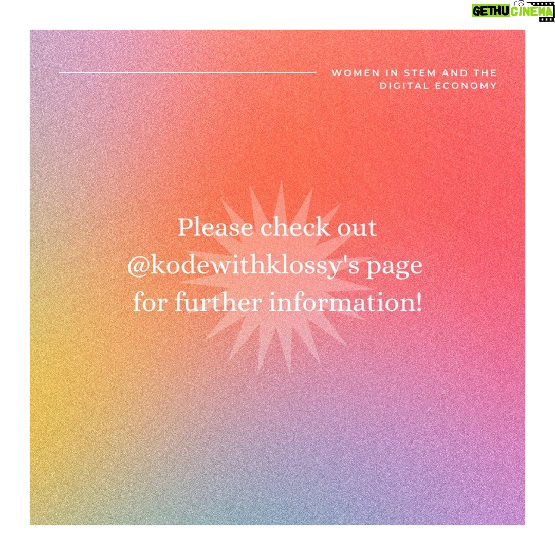 Emma Watson Instagram - WOMEN IN STEM & THE DIGITAL ECONOMY - Good news ladies, the digital economy is a goldmine of opportunity (with higher paying salaries!), and it desperately wants more women to join force. Karlie Kloss @karliekloss is one powerhouse who recognizes this and has created the very successful Kode With Klossy Program @kodewithklossy π©βπ¬π»π€ But to further explain (and encourage!) why women should be involved in building the digital economy - here is some key information!
