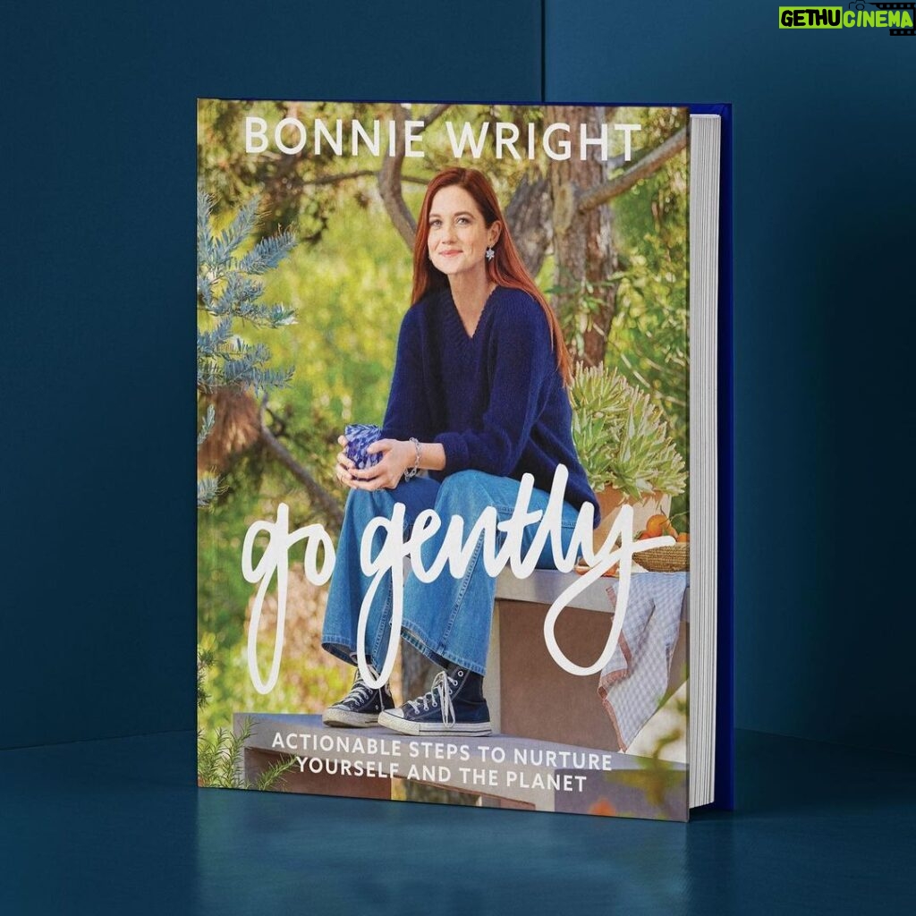 Emma Watson Instagram - What a special joy it is to share that my friend and sister @thisisbwright has written a book titled "Go Gently" that is available for pre-order NOW! It is an encouraging and inspiring read on how to further your journey in today's climate movement. And you can order now as a special holiday treat to yourself 🎁 Swipe to get a sneak peak at some of her tips!!! 🤍 Bonnie's book will be published on April 19th 2022. It is currently available for pre-order, and the retailer links can be found on her website gogently.earth Her website will ALSO become a platform where lots of guest writers within the climate movement will be sharing essays, journalism and practical ideas. Further information can be found on the 'About' section on the website. ❤️📚 @thisisbwright @gogently.earth book cover photographed by @kacie__tomita
