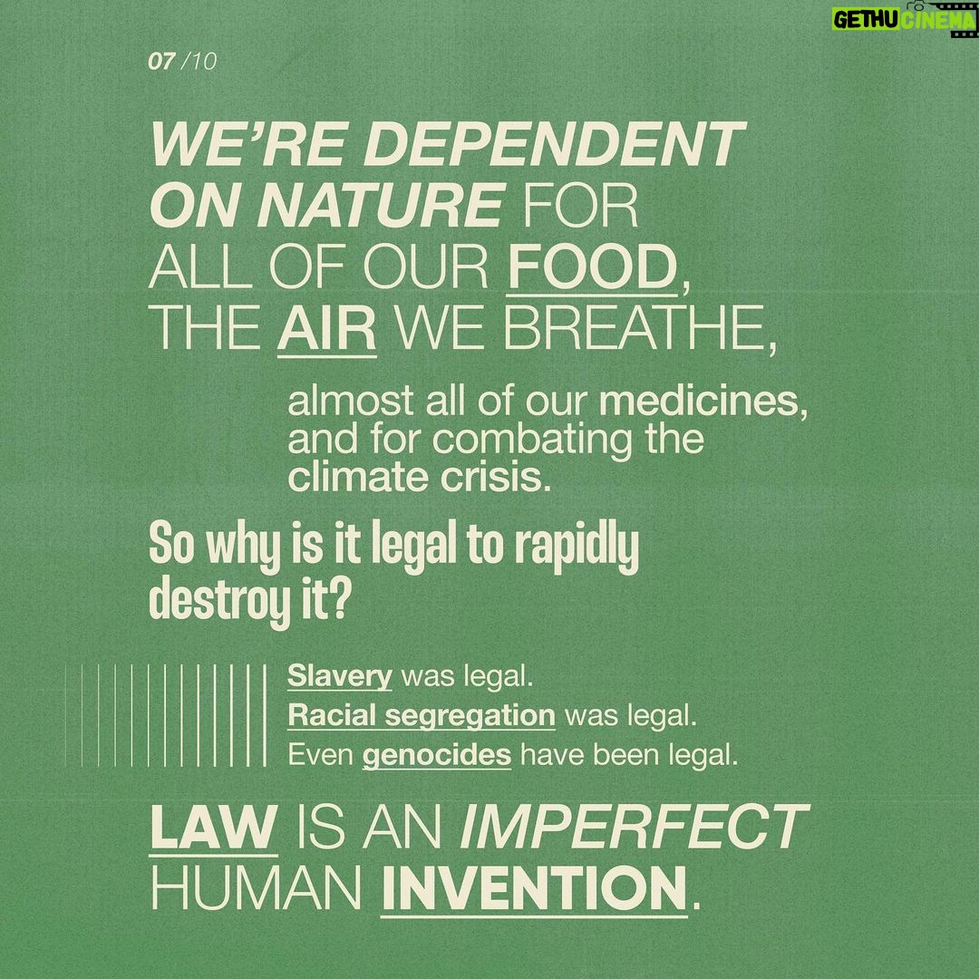 Emma Watson Instagram - Ecocide: destruction of the natural environment by deliberate or negligent human action. And guess what? It should be a crime. Just like destroying property, is a crime? Yes. Because the environment is the most precious "property" we have. It is time international law had more "teeth" generally, so that people responsible for such crimes can be sanctioned effectively to safeguard all of our futures. Follow and share @EcocideLaw, and talk about their work with everyone 🦒 - it’s the main thing they need to make this a reality faster. You can also support @EcocideLaw by following their bio link 🐢 and signing their international petition! – Artist credit: 1: Graphite drawing by @blazecyan 2: Art by Yuka Watanabe 5: Art by @pablosherrero 9: Photo by @jasonbhouston Post by @AimHiLive #climateaction #climatechangeaction #naturecrisis