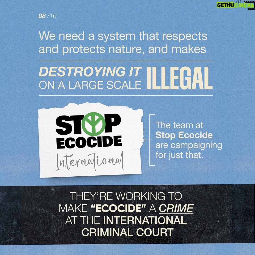 Emma Watson Instagram - Ecocide: destruction of the natural environment by deliberate or negligent human action. And guess what? It should be a crime. Just like destroying property, is a crime? Yes. Because the environment is the most precious "property" we have. It is time international law had more "teeth" generally, so that people responsible for such crimes can be sanctioned effectively to safeguard all of our futures. Follow and share @EcocideLaw, and talk about their work with everyone 🦒 - it’s the main thing they need to make this a reality faster. You can also support @EcocideLaw by following their bio link 🐢 and signing their international petition! – Artist credit: 1: Graphite drawing by @blazecyan 2: Art by Yuka Watanabe 5: Art by @pablosherrero 9: Photo by @jasonbhouston Post by @AimHiLive #climateaction #climatechangeaction #naturecrisis