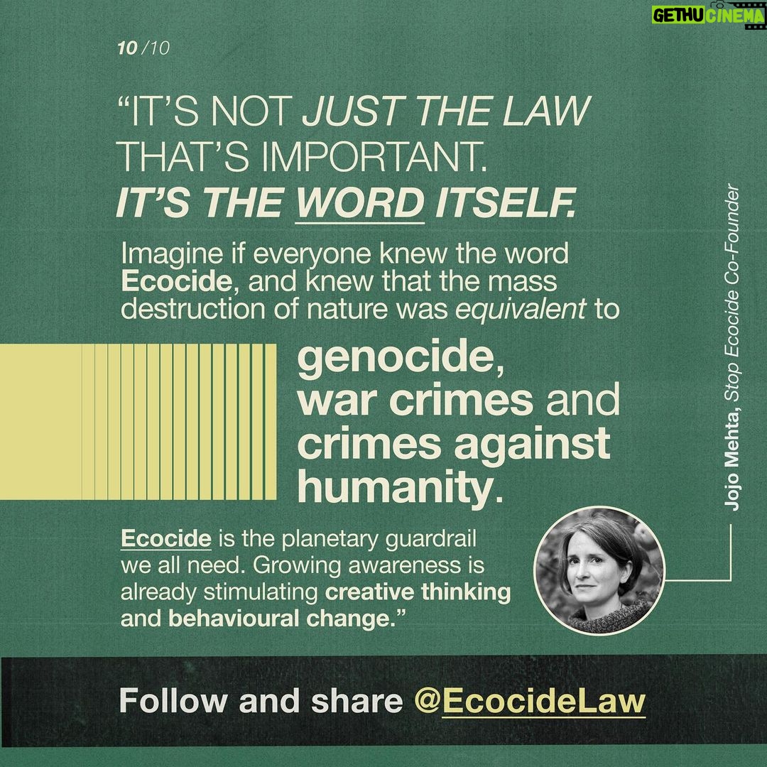 Emma Watson Instagram - Ecocide: destruction of the natural environment by deliberate or negligent human action. And guess what? It should be a crime. Just like destroying property, is a crime? Yes. Because the environment is the most precious "property" we have. It is time international law had more "teeth" generally, so that people responsible for such crimes can be sanctioned effectively to safeguard all of our futures. Follow and share @EcocideLaw, and talk about their work with everyone 🦒 - it’s the main thing they need to make this a reality faster. You can also support @EcocideLaw by following their bio link 🐢 and signing their international petition! – Artist credit: 1: Graphite drawing by @blazecyan 2: Art by Yuka Watanabe 5: Art by @pablosherrero 9: Photo by @jasonbhouston Post by @AimHiLive #climateaction #climatechangeaction #naturecrisis