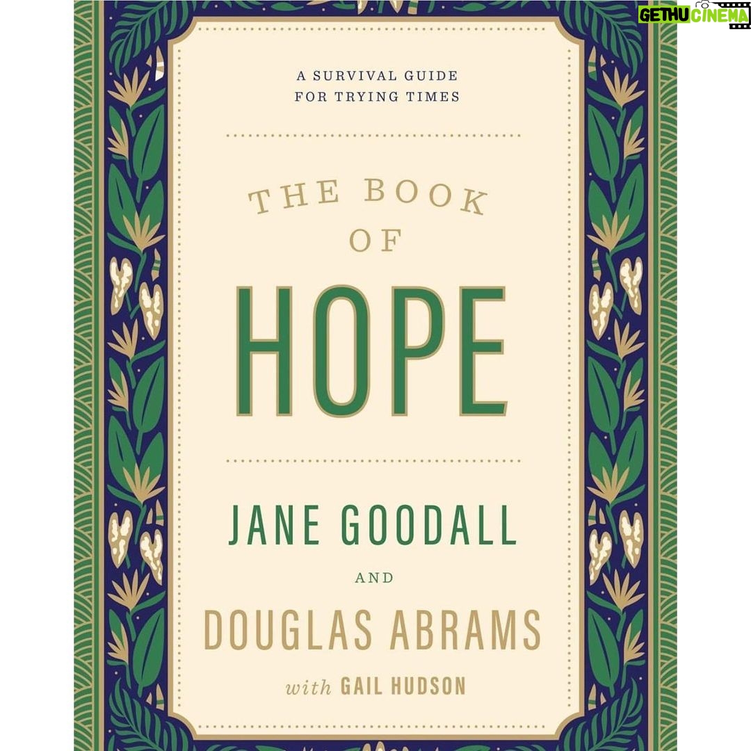 Emma Watson Instagram - "the greatest danger to our future is apathy" - dr. jane goodall every day is a good day to promote one of the world's most prolific environmentalists and greatest of human beings: jane goodall. 😍 Buy her book “The Book of Hope” as a gift to yourself or anyone you love this holiday season. WWJD what would Jane do? @janegoodallinst Art by: @red.friesian