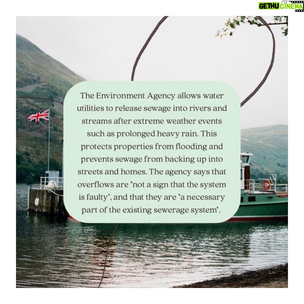 Emma Watson Instagram - Is the UK Environment Bill to stop dumping sewage in England’s rivers demanding enough? Every single river in England is polluted. Swipe for information.