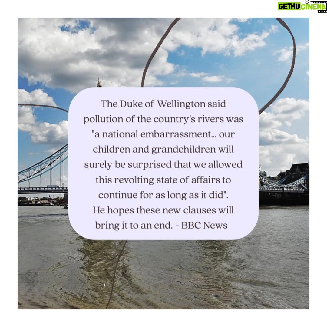 Emma Watson Instagram - Is the UK Environment Bill to stop dumping sewage in England’s rivers demanding enough? Every single river in England is polluted. Swipe for information.
