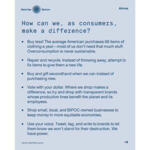 Emma Watson Instagram - “Here’s what the FAST FASHION industry doesn’t want you to know this holiday season. 

Fast fashion is cheap and convenient for us, but it spells disaster for the planet. We do have some power as consumers to change this - avoiding fast fashion, telling everyone you know about this, and voting for change are the best ways to help 🖤”

Post by @atmos
Words by @elieoutside
Design by @tessaforrest

#repost from @chicksforclimate one of our favorite pages 😍