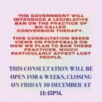 Emma Watson Instagram - A consultation to help the development of legislation for banning conversion therapy in the UK is happening. Here’s what you need to know 🚨 @banconversiontherapy 🏳️‍🌈🏳️‍⚧️