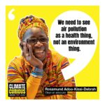 Emma Watson Instagram - “Our lungs are not experiments. Every single minute, every day, damage is being done," -Rosamund Adoo-Kissi-Debrah is a World Health Organization advocate for health and air quality and cofounder of the Ella Roberta Family Foundation. She spoke at the October 2021 Ted Countdown Summit in Edinburgh about the necessity for healthy air quality after losing her child Ella Adoo-Kissi-Debrah because of bad air quality. Clean air is a human right. 🌬 Give a listen to her talk about her captivating story on the Climate Curious podcast. #climatecuriouspod