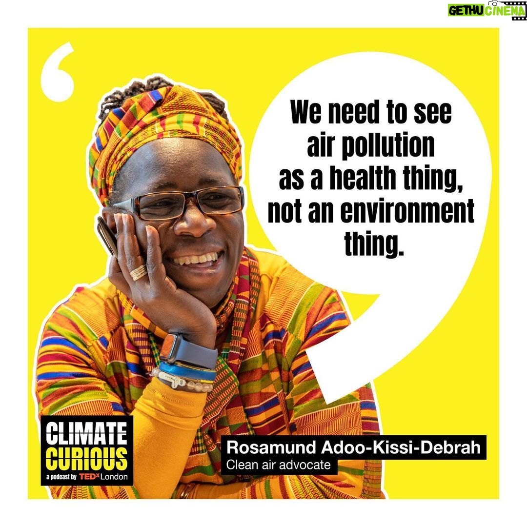 Emma Watson Instagram - “Our lungs are not experiments. Every single minute, every day, damage is being done," -Rosamund Adoo-Kissi-Debrah is a World Health Organization advocate for health and air quality and cofounder of the Ella Roberta Family Foundation. She spoke at the October 2021 Ted Countdown Summit in Edinburgh about the necessity for healthy air quality after losing her child Ella Adoo-Kissi-Debrah because of bad air quality. Clean air is a human right. 🌬 Give a listen to her talk about her captivating story on the Climate Curious podcast. #climatecuriouspod