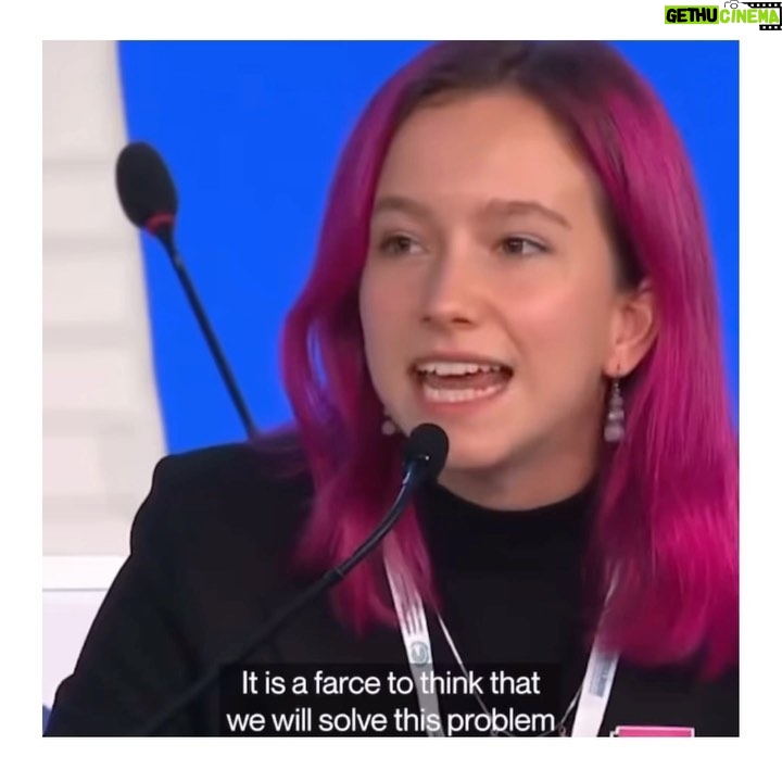 Emma Watson Instagram - "Age 16, I attended COP21. I went in optimistic that world leaders would come together to act with the urgency required; I left disillusioned by the empty promises, rampant greenwashing and the utter lack of youth & frontline voices. This week, I took the main stage at COP26 to share my open, honest feelings. I felt physically and emotionally exhausted. Yet more hopeful at 22 than I was at 16. Not because of the so-called “leaders” behind closed doors - but because of the people power in the streets." - @cloverhogan, a 22 year old climate activist and Executive Director @forceofnature.xyz and a researcher on #ecoanxiety 🧠