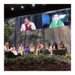 Emma Watson Instagram - SWIPE FOR SNEAK PEAKS OF #COP26 PANEL - STAY TUNED FOR THE FULL PANEL LINK COMING SOON ❤️‍🔥❤️‍🔥❤️‍🔥 —From Sophie Lambin, @solambin "Climate Avengers take on COP26! Amidst all the noise and activity of #COP26, there was one event that really stood out for me. Young climate leaders gathered from around the globe for a surprise session The New York Times’s bewitching Conference of the Trees, to discuss the future of leadership in the climate movement. They exposed the systems and circles that place too much emphasis on single, iconic leaders, and not enough on the benefits of more diverse and well-distributed leadership models. We have been blinding ourselves, it seems, to the value of true representation, which simply cannot be borne from a single figure, no matter how charismatic. Leaders’ who are BIPOC or who have disabilities are often denied the recognition that ‘famous people’ receive by default. Does the climate challenge need celebrities, or diverse and inclusive voices to secure a fair and healthy future? The speakers condemned a widespread refusal, in our societies, to recognise the power of collective leadership, highlighting a tendency towards divisiveness, misrepresentation and exclusion. On the contrary, they argued: collective, coalition-led leadership is most conducive to the intersectional thinking that the climate challenge requires. Greta Thunberg, Vanessa Nakate, Malala Yousafzai, Tori Tsui, Viviam Villafaña, Daphne Frias, Dr Mya-Rose Birdgirl Craig D.Sc. h.c. and Dominique Palmer made it clear that they want their messages shared and spread - not fetishised and attributed to a single climate mascot on the global stage. We need urgent and radical systems change, they concluded. We must not let ourselves become overwhelmed by the many challenges and difficult conversations ahead. We must draw upon each other’s strengths, find our inner Avenger, and do what we can, together. Because everything we do is enough, so long we’re not acting alone."