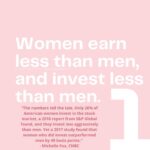 Emma Watson Instagram - Female investment and divestment is crucial in order to build the world we want to live in. Swipe for some incredible information. 💗💗💗