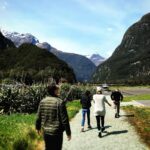 Enver Gjokaj Instagram - There’s a very Jurassic Park vibe #newzealand #milfordsound #armageddonexpo Milford Sound