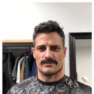 Enver Gjokaj Instagram - So this is what I would look like if I didn’t have the facial hair of a 12 y/o. The mustache is a bonus.