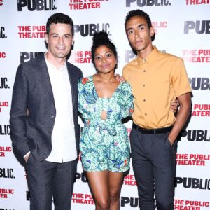 Enver Gjokaj Instagram - What an amazing opening. So proud to be a part of bringing this play to life #fireindreamland @publictheaterny 📷 Joseph Marzullo @playbill