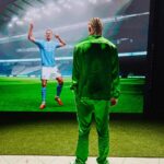 Erling Haaland Instagram – Great fun working alongside the @easportsfc team today 😀 #FC24