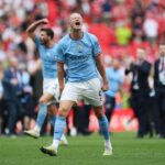 Erling Haaland Instagram - THIS IS HOW IT FEELS TO BE CITY! 💙 🏆 🏆