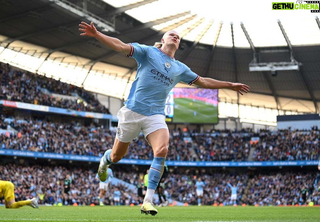 Erling Haaland Instagram - Big week of results! 🔵 #mancity