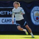 Erling Haaland Instagram - Tomorrow. Matchday. 😤 🔵 #mancity