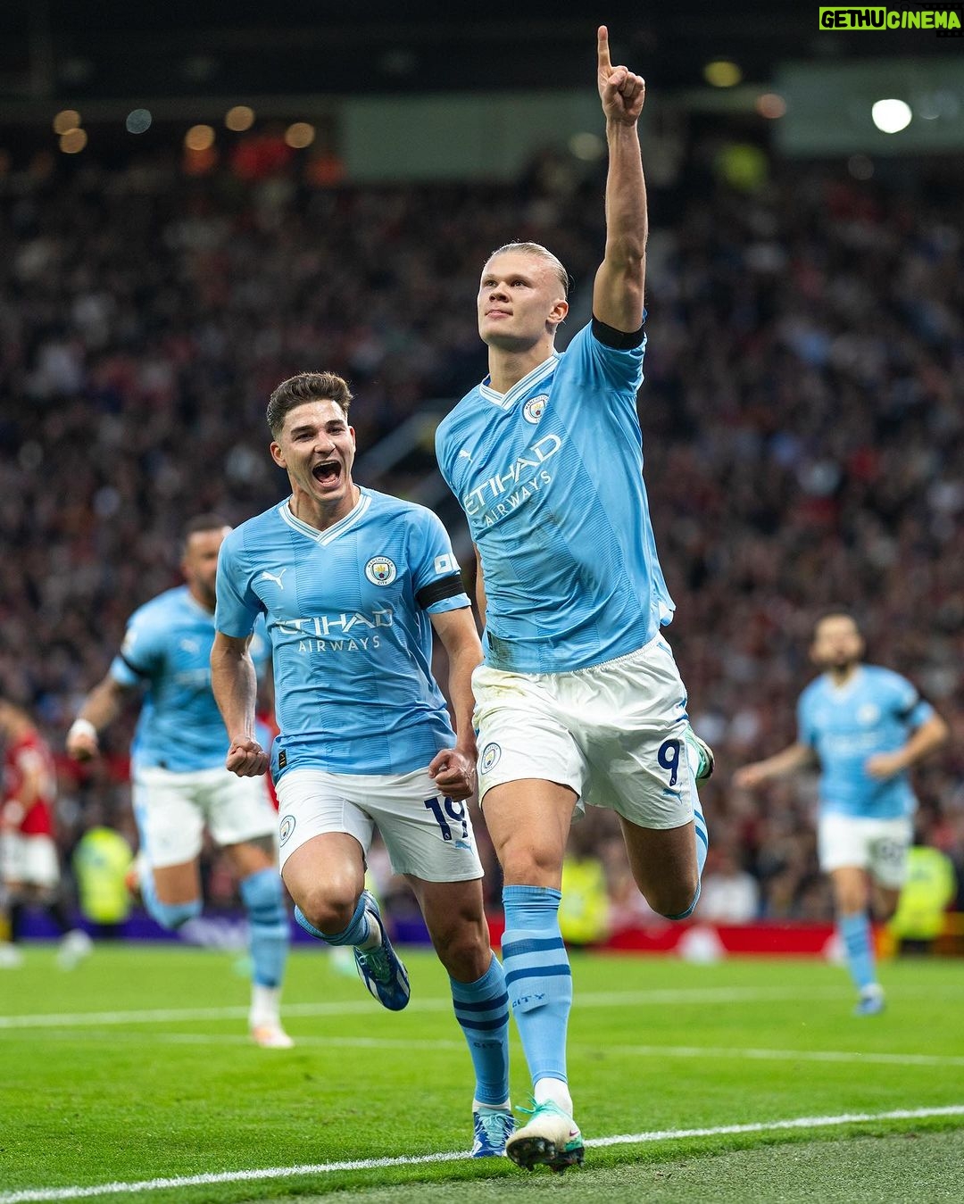 Erling Haaland Instagram - GET INNNNNNNN!!! Thanks for the support City fans 🤩🔥💙