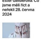 Ester Geislerová Instagram - Budu mít výstavu! Prosím, uložte si datum. Abyste neřekli, že jsem vám o tom neřekla…) Děkuju! #cojsmemelirictanerekli #videoinstalace #videoinstalacemosty @estergeislerart @kunsthallepraha Kunsthalle Praha