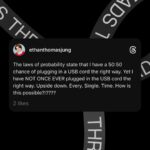 Ethan Thomas Jung Instagram - But really!!! #huh #question #technology #whataretheodds