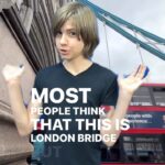 Ethan Thomas Jung Instagram - Most people (including me) confuse Tower Bridge and London Bridge! 🇬🇧 #nowyaknow #til #londonbridge #towerbridge #london #travel #facts #todayilearned #famousplaces London Bridge & Tower Bridge