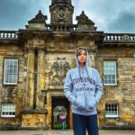Ethan Thomas Jung Instagram - So much to see at the Holyrood Palace. Headed to the highlands next… 🏴󠁧󠁢󠁳󠁣󠁴󠁿 #edinburgh #scotland #europe #travel #holiday #vacation #abroad #hoodie Holyrood Park, Edinburgh, Scotland