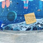 Ethan Thomas Jung Instagram - Having fun at filmmaker bootcamp this week! “How can the sky be the limit when there are footprints on the moon?” #filmmaker #film #screenwriter #camerawork #mural #inspiration #art #summer #camp #instagood #photooftheday #picoftheday #me #instadaily #instalike #igers #life #amazing #instamood #bestoftheday #model #Actorsofinstagram #actor #acting #childactor #teenactor #younghollywood #aefh #kittalent #casting