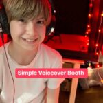 Ethan Thomas Jung Instagram - A lot of people have asked where I record my voiceover jobs. In my game room closet! Mom built a booth that fits perfectly. #voiceover #voiceacting #voiceactor #studio #homemade #diy #actor