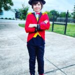 Ethan Thomas Jung Instagram - The ringmaster is here! Let the show begin! #ringmaster #carnival #dressup #fancydress #costume