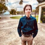 Ethan Thomas Jung Instagram - Trying to look spiffy in the early morning before my eyes are totally open 🥱 My belt is even crooked! #yawn #early #spiffy #ootd #dressedup #model #actor #photography #thursday