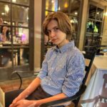 Ethan Thomas Jung Instagram - Dining al fresco. The passing cars were throwing some strange shadows. 👻 Had some really good bolognese. Was too full for dessert (gasp!), so I got it to go (Nutella banana pudding!) #dinner #supper #dining #alfresco #night #shadows #scenes #goodvibes #vibe