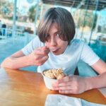 Ethan Thomas Jung Instagram - I scream you scream we all scream for ice cream! I got pumpkin cheesecake ice cream and cookies and cream ice cream. Both were winners 🍨 #icecream #dessert #yum #supportlocal #food #weekend #vibes
