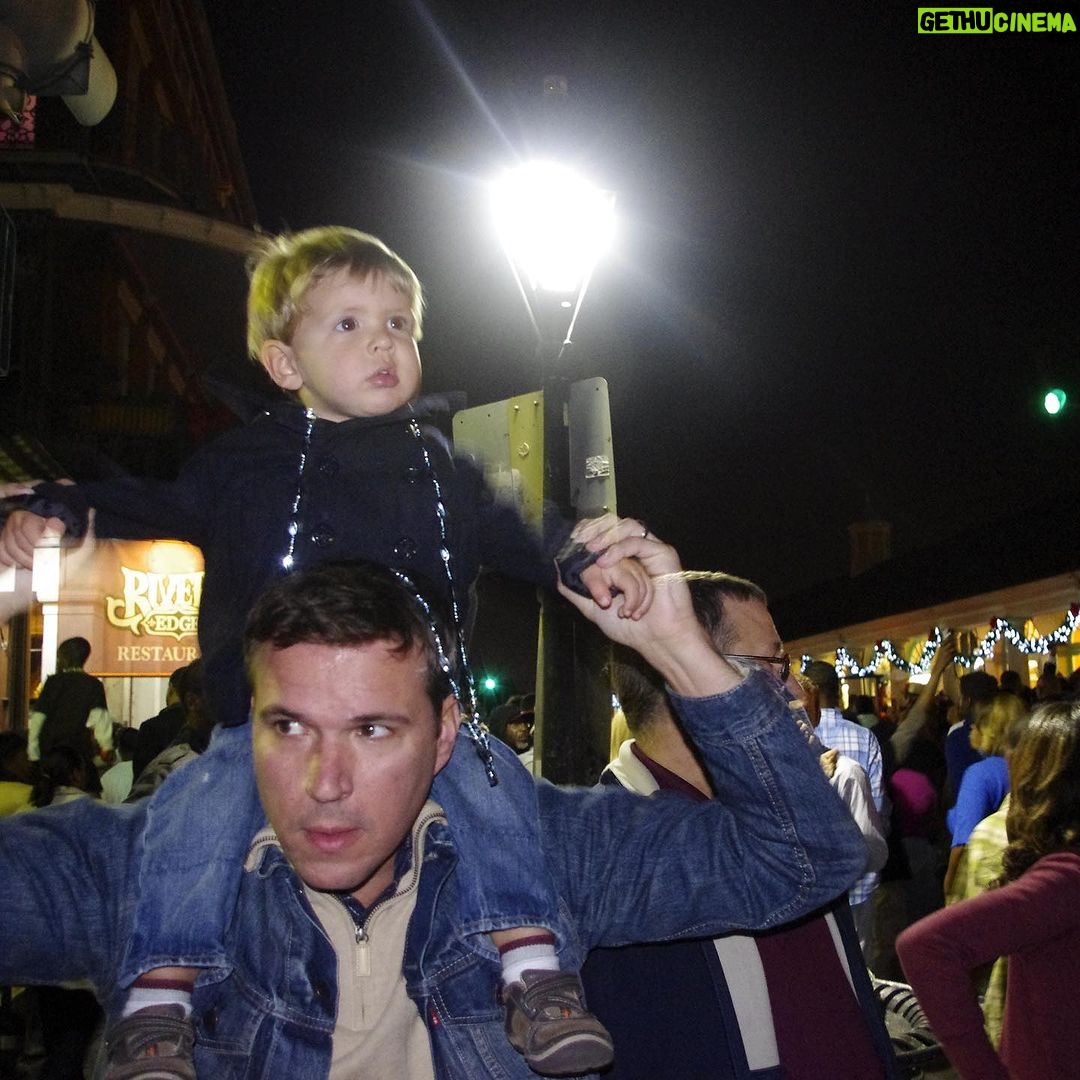 Ethan Thomas Jung Instagram - Throwback to my first performance in NOLA 😂 thanksgiving when I was a little over a year and a half old 🦃 🍽 If you’ve never done Thanksgiving in New Orleans, you’re missing out! Food, music, parade… 💜💚🧡💛 #family #holiday #nola #music #parade #food #thanksgiving #happythanksgivng #throwbackthursday #thursday