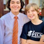 Ethan Thomas Jung Instagram - Throwback picks from the Austin Film Festival. 🎬🍿Such great times with the awesome cast and crew of @summer.reign.film and @foiledshortfilm ! Made lifetime friends and memories ❤️ @austinfilmfest #filmfestival #austinfilmfestival #austinfilm #texasfilm #throwback #movie #actor #acting #moviemaking #castandcrew #thebest #memories