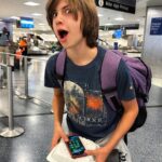 Ethan Thomas Jung Instagram - Guess where I’m flying?! It’s a trick question! Our flight got delayed three times yesterday then cancelled. Then today we got on the flight, sat there an hour (on a super hot plane), then that flight got cancelled. Guess it’s a staycation for us! I’m going to crank down the AC and pretend I’m in the cool mountains in Estes Park watching the meteor shower 💫 #travelwoes #united #travel #staycation #laborday #trickquestion #canceled #vacation #holiday @united #airport