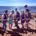 Faye Marsay Instagram - Beach lunge.