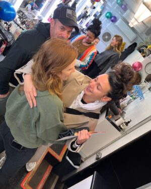 Faye Marsay Instagram - Just wrapped on one of the best jobs I’ve ever had the good fortune to work on. Many more photos to share once it’s out but for now….
Thank you. @michkeegan @warrenbrown1 @hayleyatherton1 @alejandrina_art @chereecassidy @emmahamiltonofficial @vunro.hmua  and every single human being that made my experience in Australia MAGICAL. #tenpoundpoms