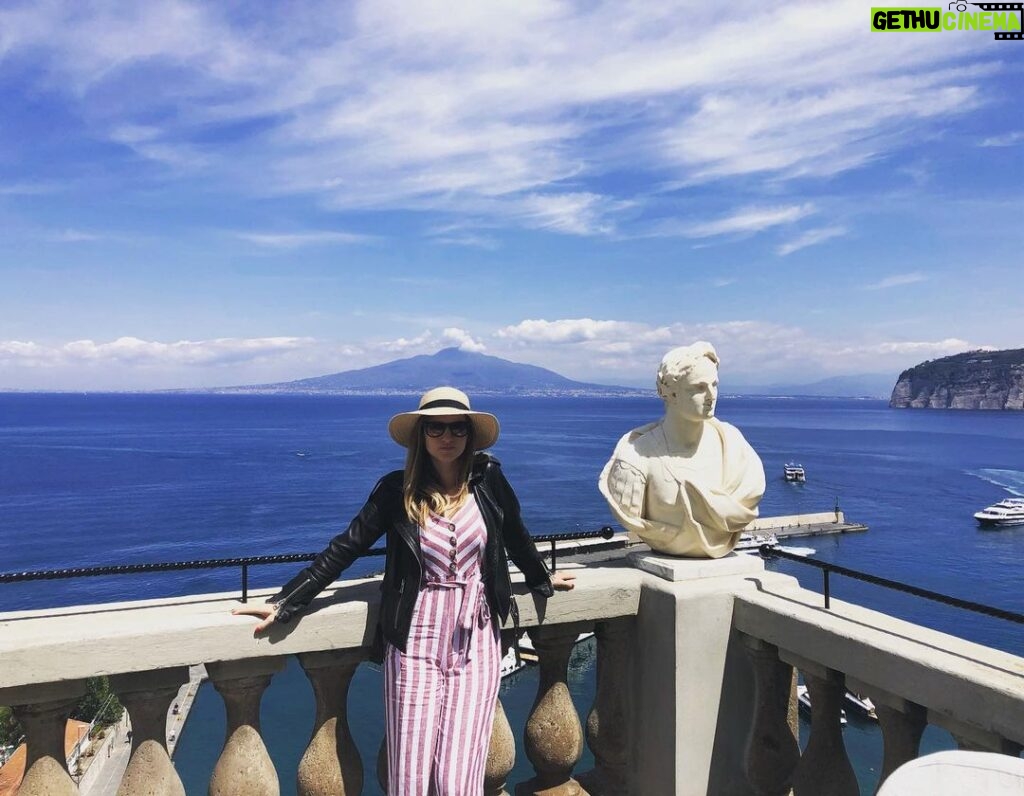 Faye Marsay Instagram - Trying the view of #vesuvius from a new angle. Thank you @excelsiorvittoria for having us. Grand Hotel Excelsior Vittoria, Sorrento