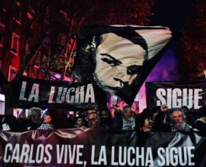 Fermin Muguruza Instagram - Madrid-Una manifestación antifascista recorre el centro de Madrid en recuerdo al joven asesinado Carlos Palomino: “Aquí están los antifascistas”
.
Photos: 
1. manifestación, Dani Gago @danigago 
.
2. Ateneo La Maliciosa: @ateneomaliciosa 
charla con ZEROCALCARE.: arte y antifascismo.
@zerocalcare .
.
BIDASOA 2108-2023
@bidasoa_2018_2023 
Propera presentació: MANACOR dijous 16 de novembre.
.
Gaur/Avui/Hoy
Igandea 12 domingo/diumenge:
Iruñea, Golem Yamaguchi 16:30, 20:30
.
Sant Feliu del Llobregat, CineBaix 18:40
.
Agurain, Harresi Aretoa 19:00
.
Tolosa, Leidor 19:30
.
Lizarra-Estella, Los LLanos 20:00
.
Donostia, Príncipe 22:15
.
#bidasoa20182023