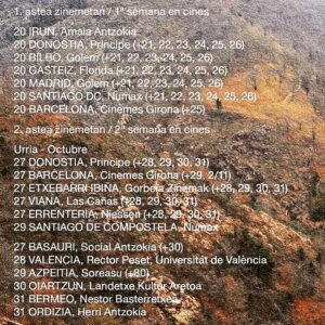 Fermin Muguruza Instagram - Amunt País València. 
Un cop més, uns dies inoblidables. Moltes gràcies Skaparrapid i Universitat de València – Rector Peset. 
Concert per a la història, i la projecció del documental BIDASOA 2018-2023 amb l'emoció a flor de pell. 
Fins aviat.
Fins sempre.
.
BIDASOA 2018-2023
@bidasoa_2018_2023 
Avui/gaur/hoy/Hoxe:
.
-Santiago de Compostela, Numax
-Barcelona, Cinemes Girona
-Donostia, Principe
-Etxebarri Ibiña, Gorbeia zinemak
-Viana, Las Cañas
-Errenteria, Niessen
-Azpeitia, Soreasu
.
#Bidasoa20182023
📷 1: Obrint Pas - Negu Gorriak - Dut 1995…  2023!!!