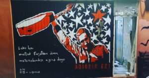 Fermin Muguruza Instagram - Mosku, Irun. Auzo harrotasuna!
(eta bihotzez eskertuta).
Zorionak Iñigo, beti gogoan. Adiorik ez!
#auzoviet