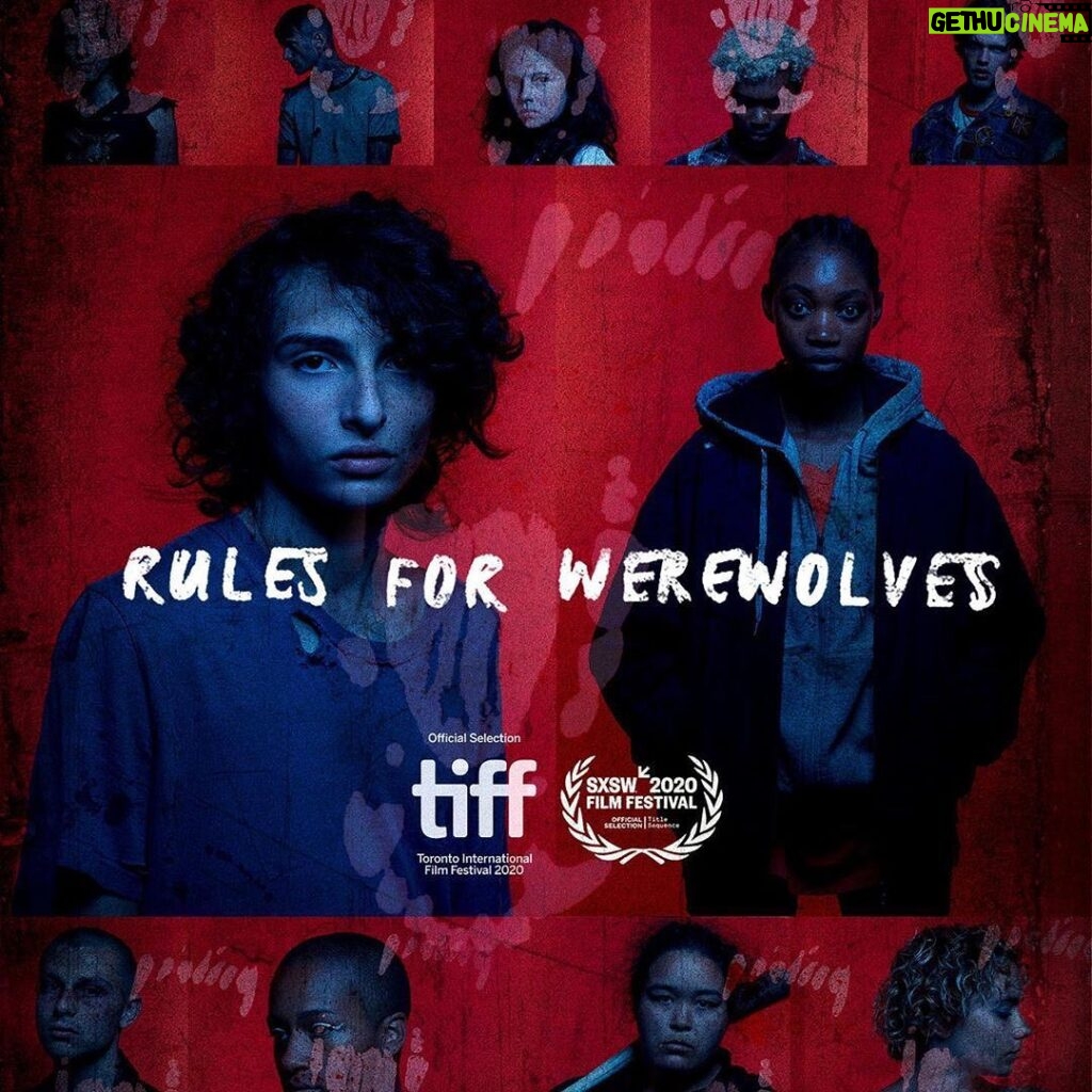 Finn Wolfhard Instagram - Rules for Werewolves goes to TIFF 2020 🐺🐺🐺🐺 directed by my main man @jeremyschaulinrioux, written by @knockthedooropen and shot by @cole__graham produced by @shelbymanton @kelwill @jpduffy23 @kristoffduxbury @peterharveyfilm & @filmboldly staring me & @kelceymawema Cole’s team: gaffer: @gregorygoudreau key grip: Peter Sydenham 1st ac: @mikaelbidard_photography Pd: @matt_prior Color: @builtbylightcolour camera: @panavisionofficial process: @melsstudios scan: @filmhouse.world poster by @brendanmeadows & @jeremyschaulinrioux ❤️❤️❤️❤️❤️ @kodak_shootfilm #cinematography @tiff_net