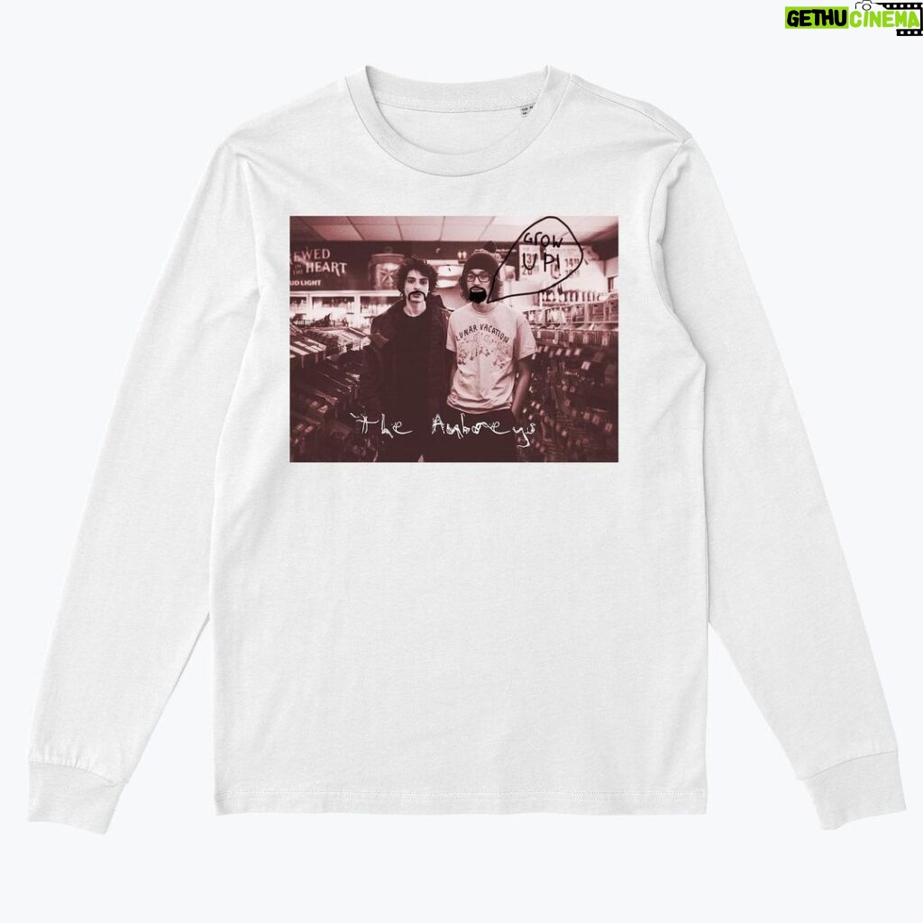 Finn Wolfhard Instagram - I am so proud to call @poonehghana a friend and to be apart of her t shirt fundraiser with @theaubreysrphun All of the Aubreys’ proceeds from our shirt are going to go to @reclaimtheblock and @nivassoc The link is in @poonehghana bio.