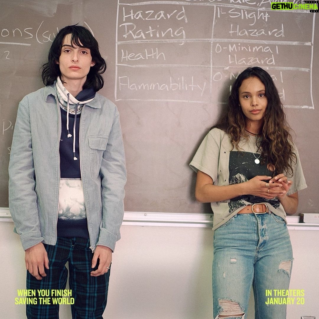 Finn Wolfhard Instagram - @whenyoufinishsavingtheworld opens FRIDAY