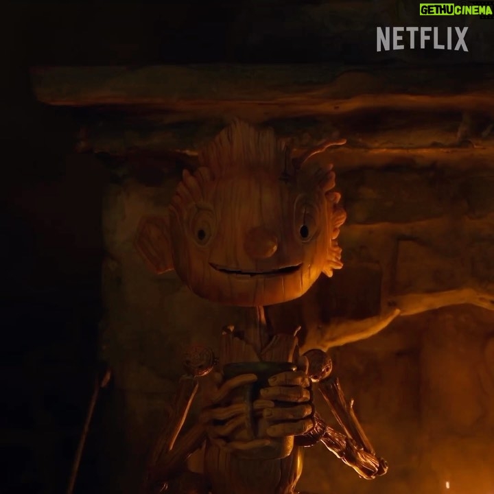 Finn Wolfhard Instagram - ’Tis the season for hot chocolate! Warm your toes by the fire with Guillermo del Toro’s #PinocchioMovie, now on Netflix. ☃️