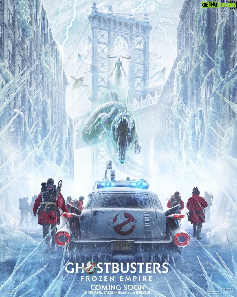 Finn Wolfhard Instagram - Who you gonna call when the world freezes over? #Ghostbusters: Frozen Empire is coming exclusively to movie theaters March 29, 2024.