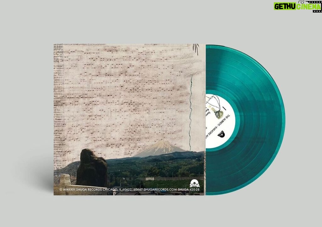 Finn Wolfhard Instagram - Signed records are sold out on @shugarecords but these beautiful teal ones are still for sale! Link in the bio.